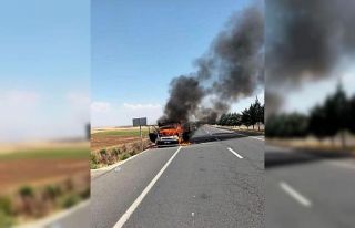 Iğdır’dan Diyarbakır’a kavun almaya gelen kamyonet...