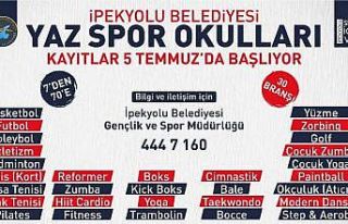 İpekyolu Belediyesinin yaz spor okulları başlıyor