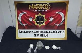 İskenderun’da şüpheli şahsın üzerinden 480...