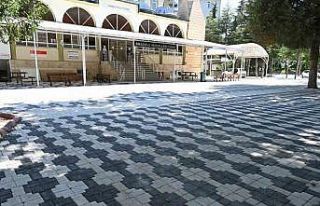 Isparta Belediyesi cami çevrelerini güzelleştiriyor