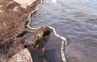 İzmir’de korkutan görüntü, petrol türevi atık...