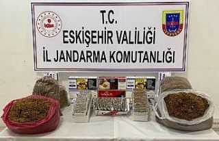 Jandarma ekiplerinden kaçak tütün operasyonu