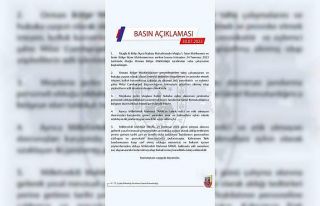 Jandarma Genel Komutanlığı: “Milletvekili Mahmut...