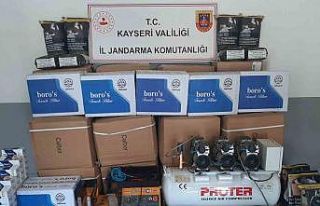 Jandarmadan kaçak tütün operasyonu