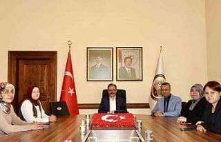 Kadın kooperatifi temsilcileriyle bir araya geldi