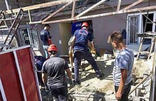 Kahramanmaraş’ta inşaatta göçük: 1 ölü,2...