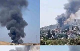 Kamyon ile tırın karıştığı kaza sonrası tüpler...