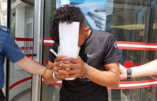 Kamyonetten 560 kilo demir çalan genç tutuklandı