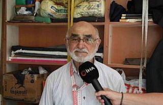 Kavak’ta terzi mesleğinin son temsilcisi