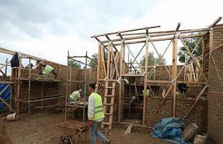 Kaya Oyma Kültepe Müzesi’nde inşaat çalışması...