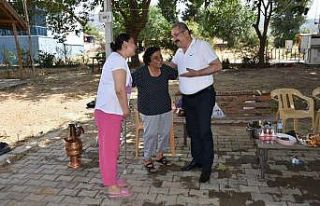 Kaymakam Sağlam sorunları yerinde dinliyor