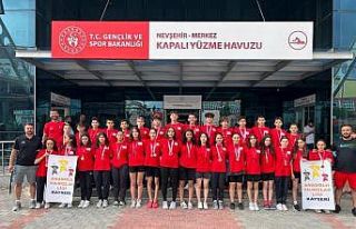 Kayserili yüzücüler finale yükseldi