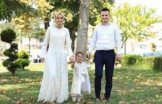 Kazada vefat eşine duygusal veda