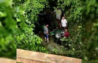 Kdz. Ereğli ilçesinde tarım aracı devrildi