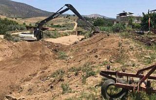 Kemerdamları Mahallesinde taşkınlara karşı önlem