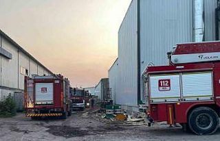 Kereste fabrikasında korkutan yangın: Ekiplerin...