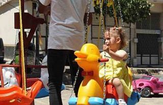 Kilis’te çocuklar ‘Bayram Yeri’nde gönüllerince...