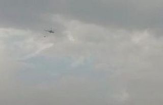 Kınık’taki orman yangınına yeniden havadan müdahale