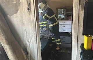 "Kiracı evi yakıp kaçtı" iddiası