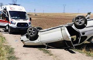 Kırıkkale’de otomobil takla attı: 5 yaralı