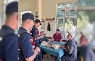 Kırklareli jandarmasından huzur ve güven uygulaması