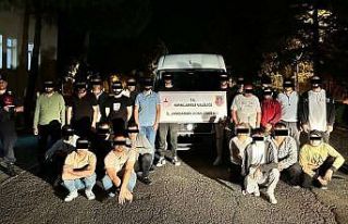 Kırklareli’nde 186 düzensiz göçmen yakalandı