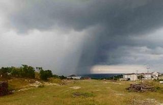 Kırklareli’nde denizde hortum