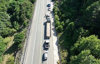 Kırklareli’nde dronlu trafik denetimi