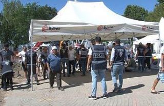 Kırkpınar er meydanında güvenlik üst seviyede