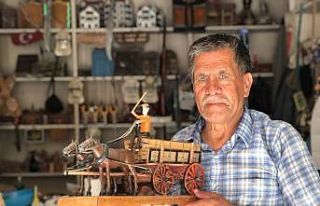 Köy evinin çatısındaki hobisi devlet desteği...