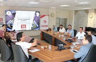 Kütahya’da 112 Komuta Kontrol Merkezi genel değerlendirme...