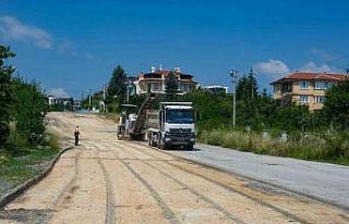 Kütahya’nın mahallelerinde asfalt çalışmaları