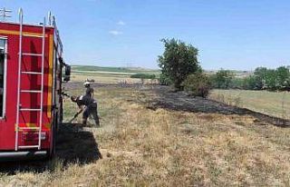 Lüleburgaz’da çıkan anız yangını söndürüldü