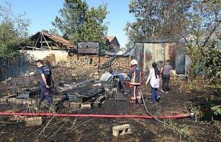 Malatya’da yangın sonrası meydana gelen patlama...