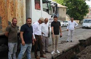 Malazgirt’te doğalgaz çalışmalarına devam ediyor