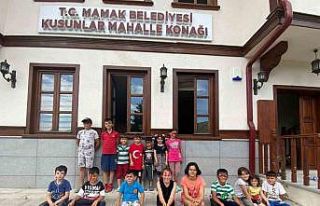 Mamak Belediyesi, mahalle konağında yaz etkinlikleri...