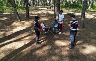 Manavgat’ta ormanlara jandarma koruması