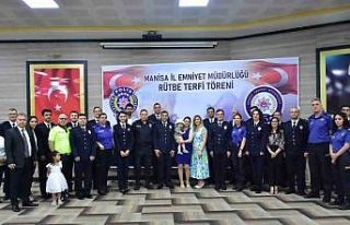 Manisa Emniyeti’nde terfi heyecanı