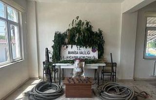 Manisa’da jandarmadan uyuşturucu operasyonu