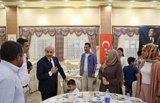 Mardin Valisi Demirtaş şehit yakınları ve gazilerle...