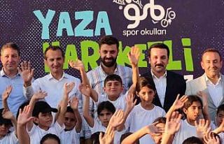Mardin’de gençler için yaz sporları açıldı