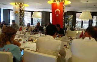 Marmaris Ticaret Odası ev sahipliğinde turistlerden...