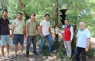 Marmaris’te arılık alanlarda yangın tedbirleri...