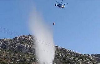 Marmaris’teki yangın ormana sıçramadan söndürüldü