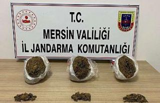 Mersin’de 5 kilo 200 gram skunk esrar ele geçirildi:...