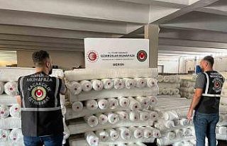 Mersin’de 9 milyon 300 bin lira değerinde kaçak...