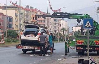 Mersin’de trafik kazası: 1 yaralı