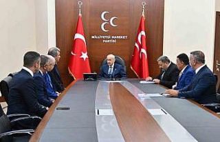 MHP Deprem Bölgesi İnceleme Heyeti çalışmalarını...