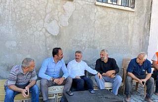 Milletvekili Alkayış muhtarlar ve vatandaşlarla...