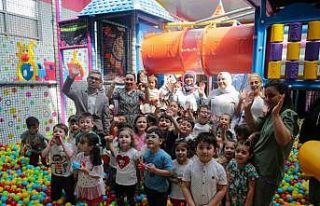 Minikler eğlenceye doydu